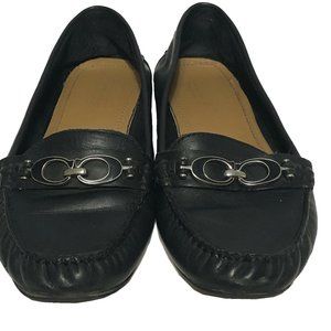 Coach Est 1941 Patent Flat Leather Shoes Size 7 M